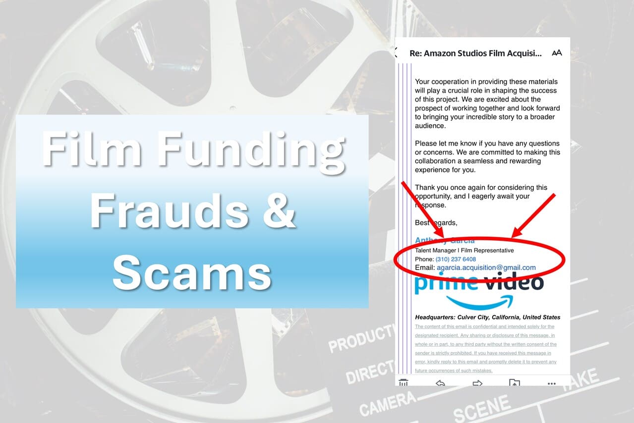 Film Finance Frauds & Scams