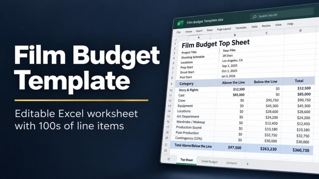 Indie Film Budget Template